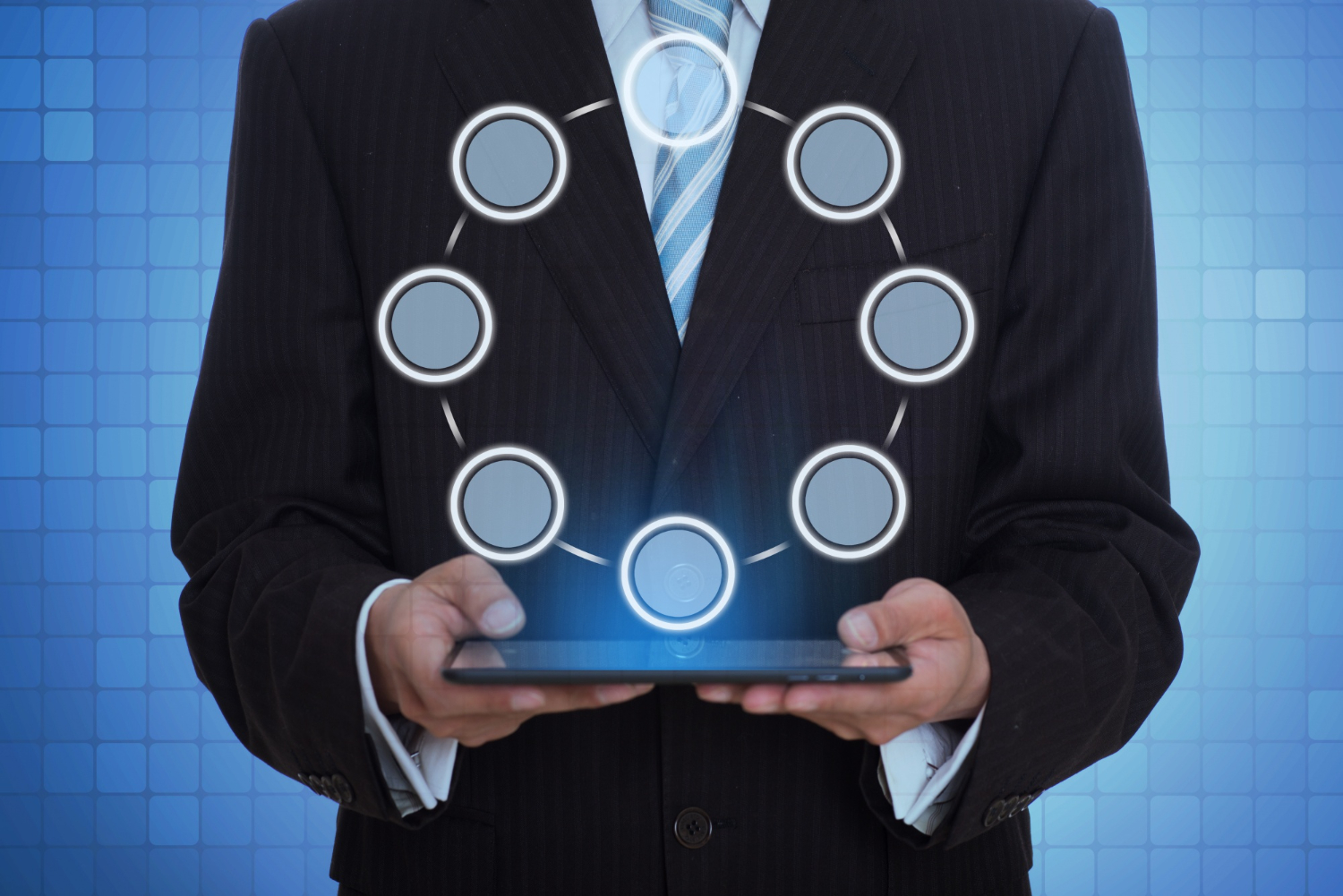 Professional demonstrating streamlined tiffin service management using digital tools for efficiency and success.