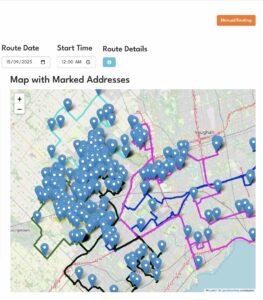 Optimized tiffin delivery routes